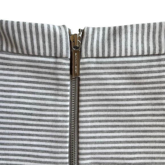 Michael Michael Kors Women’s size 2 Gray Striped A-Line Flare Mini Skirt - Picture 7 of 9